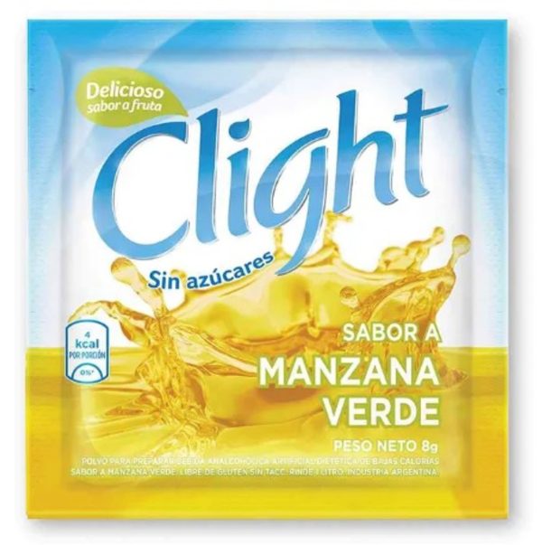 JUGO CLIGHT Sobre       x un. MANZANA VERDE