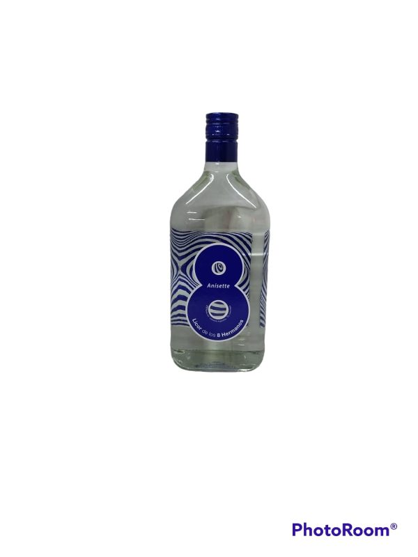 ANIS 8 HNOS AZUL        x 1L.